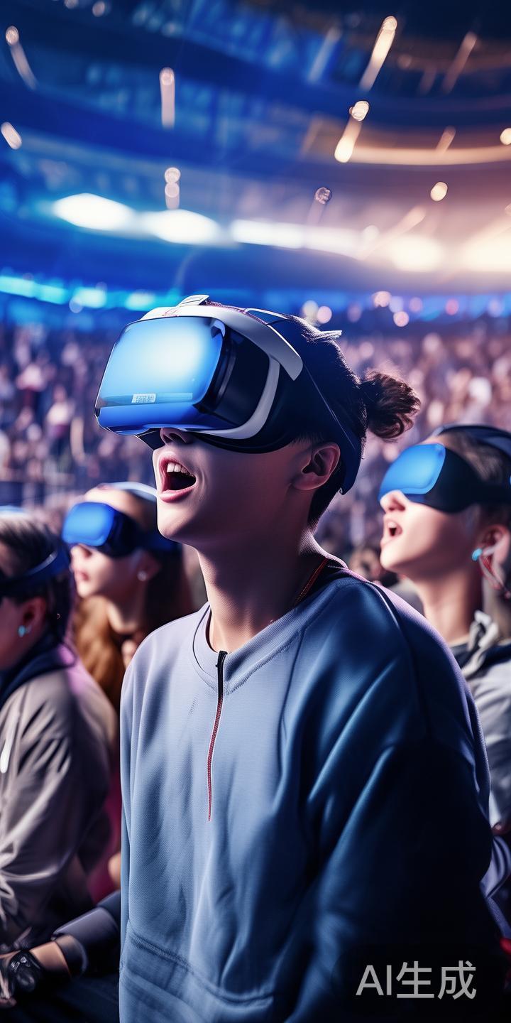 考虑到年轻观众对高科技的兴趣，组委会特别设置了虚拟